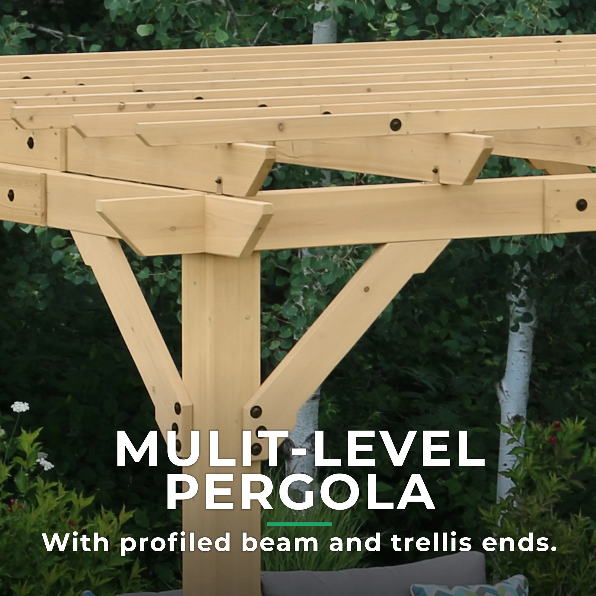 10 x 12 Meridian Pergola - Image 4