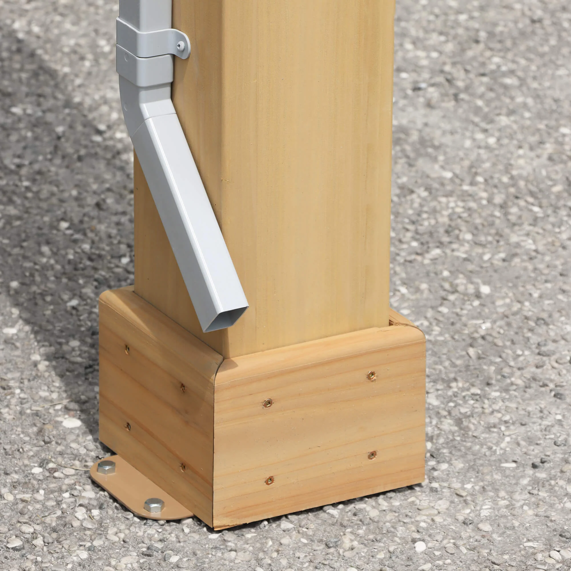 10 x 12 Meridian Wooden Louvered Pergola - Image 5