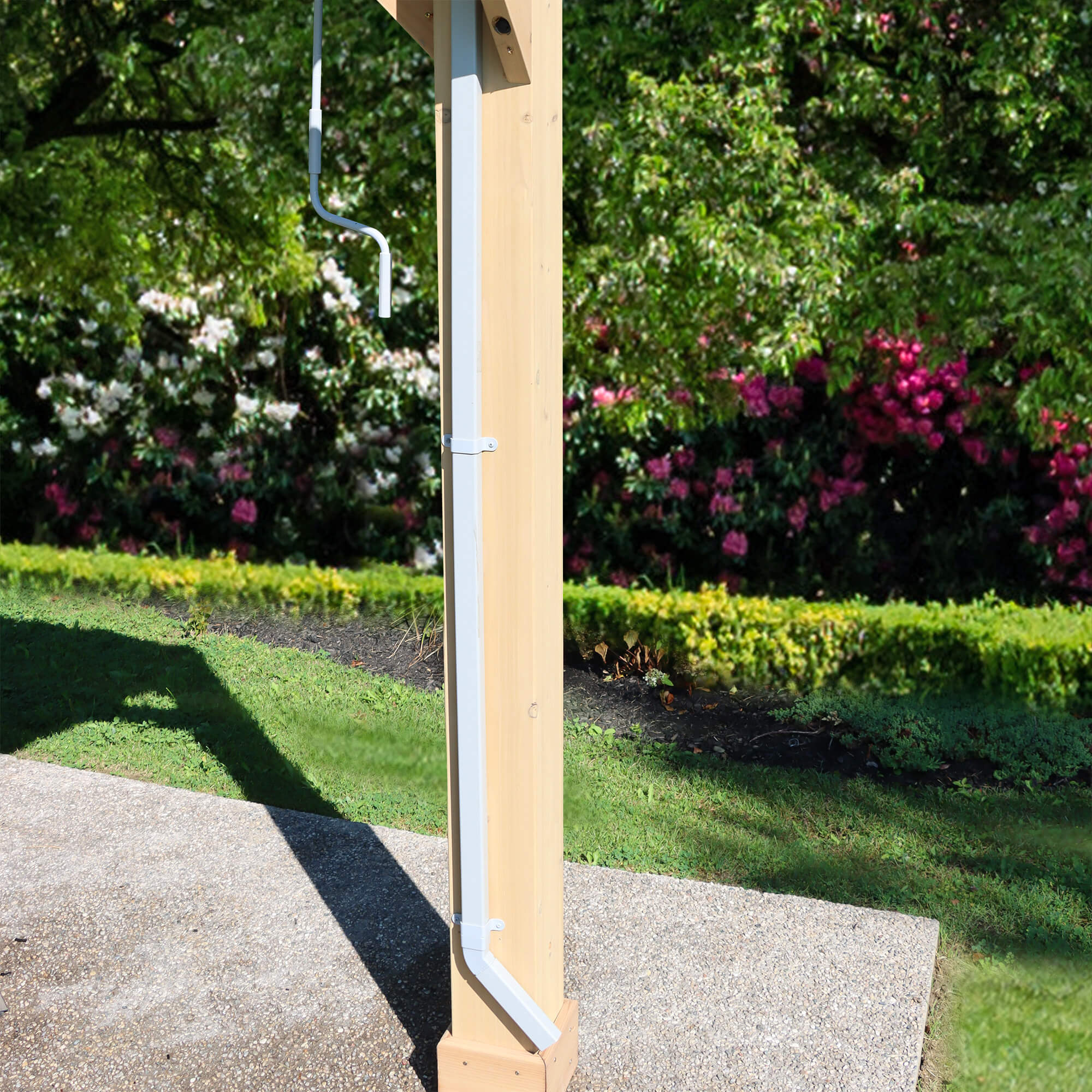 10 x 20 Meridian Wooden Louvered Pergola - Image 3