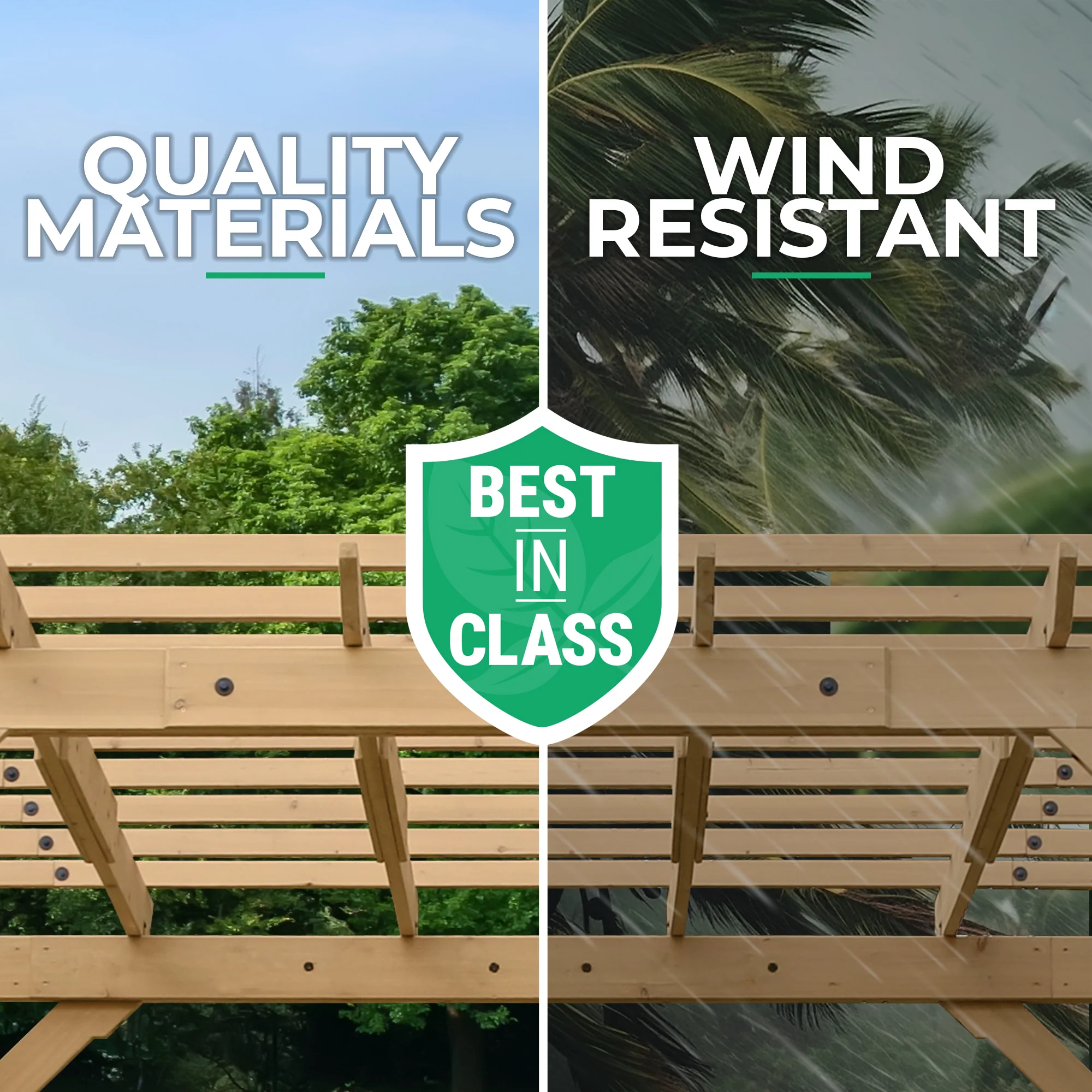 10 x 22 Meridian Pergola - Image 9