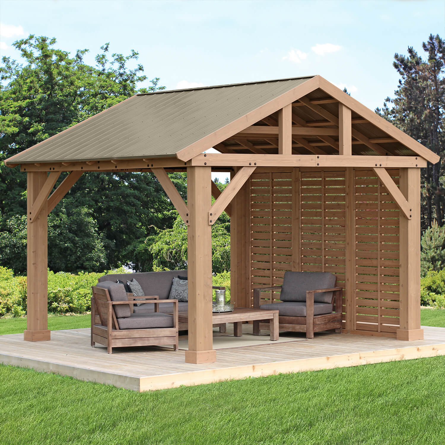 12' Pavilion Privacy Wall - Image 3