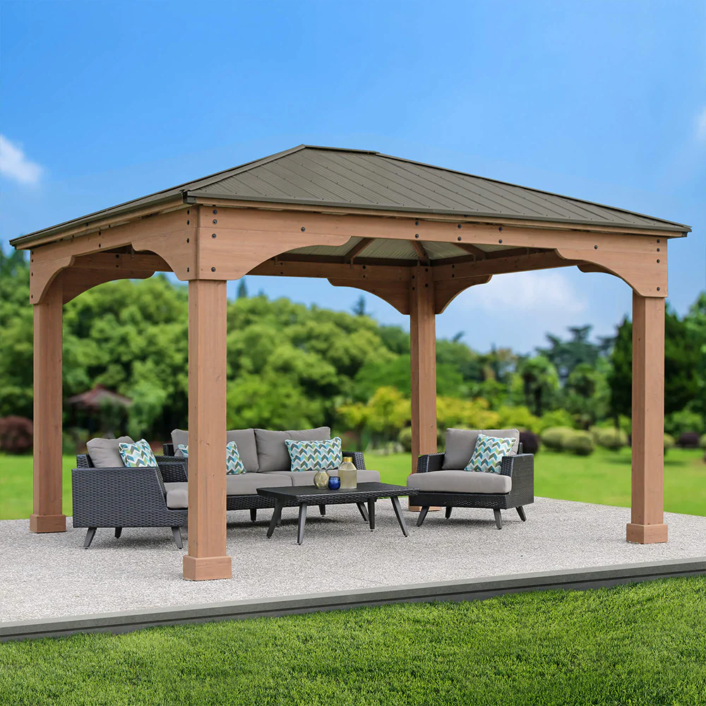 12 x 14 Grand Gazebo with Aluminum Roof - Image 3