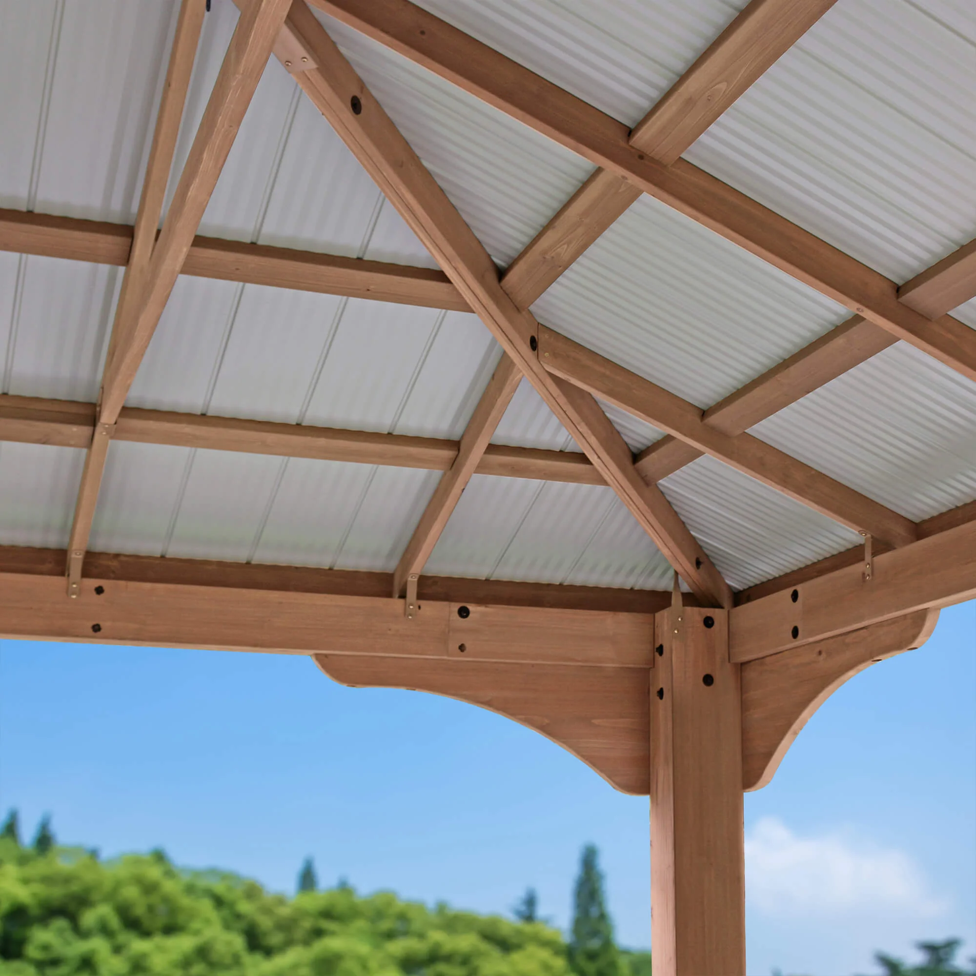 12 x 14 Grand Gazebo with Aluminum Roof - Image 7