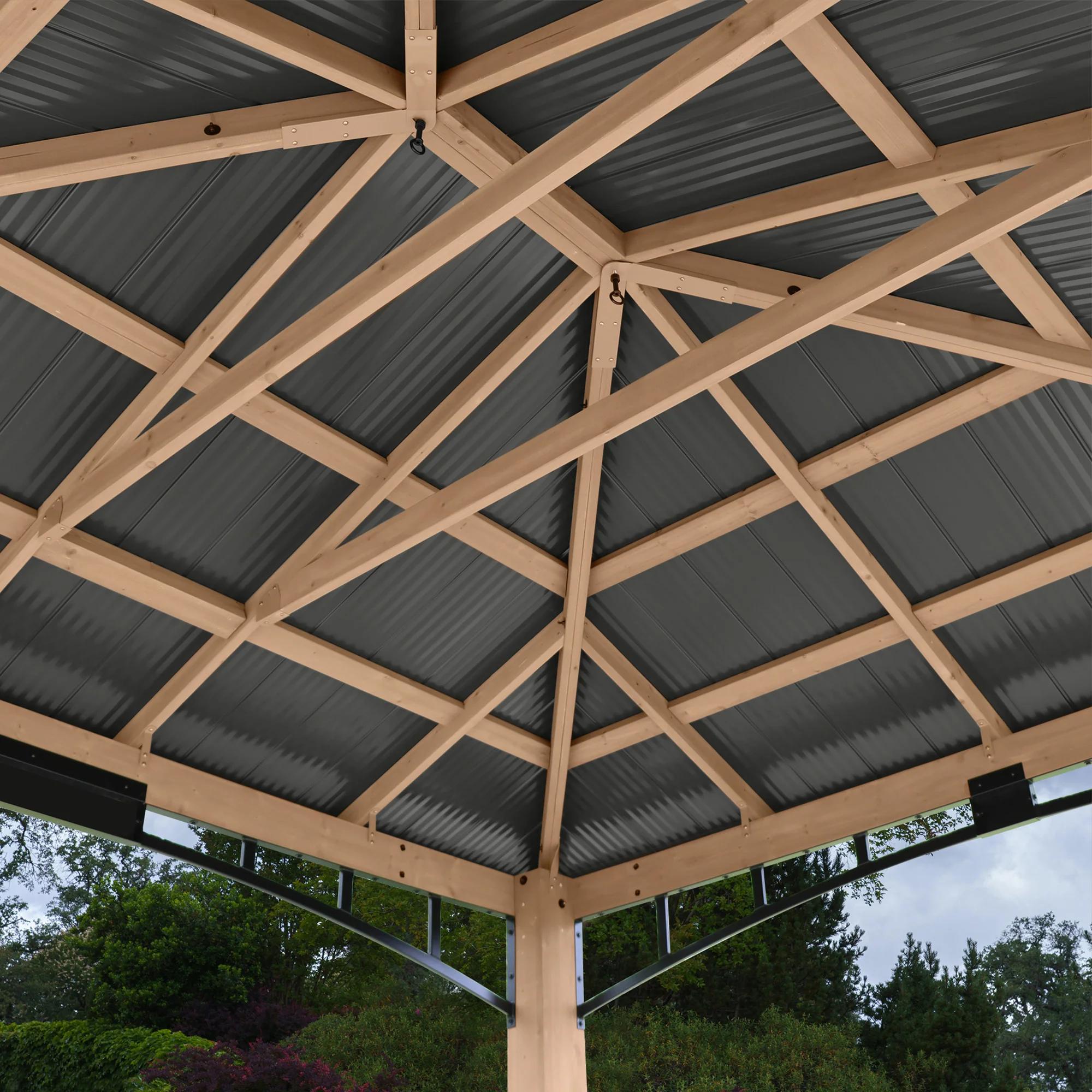 12 x 14 Yardistry Gazebo with Steel - Image 4