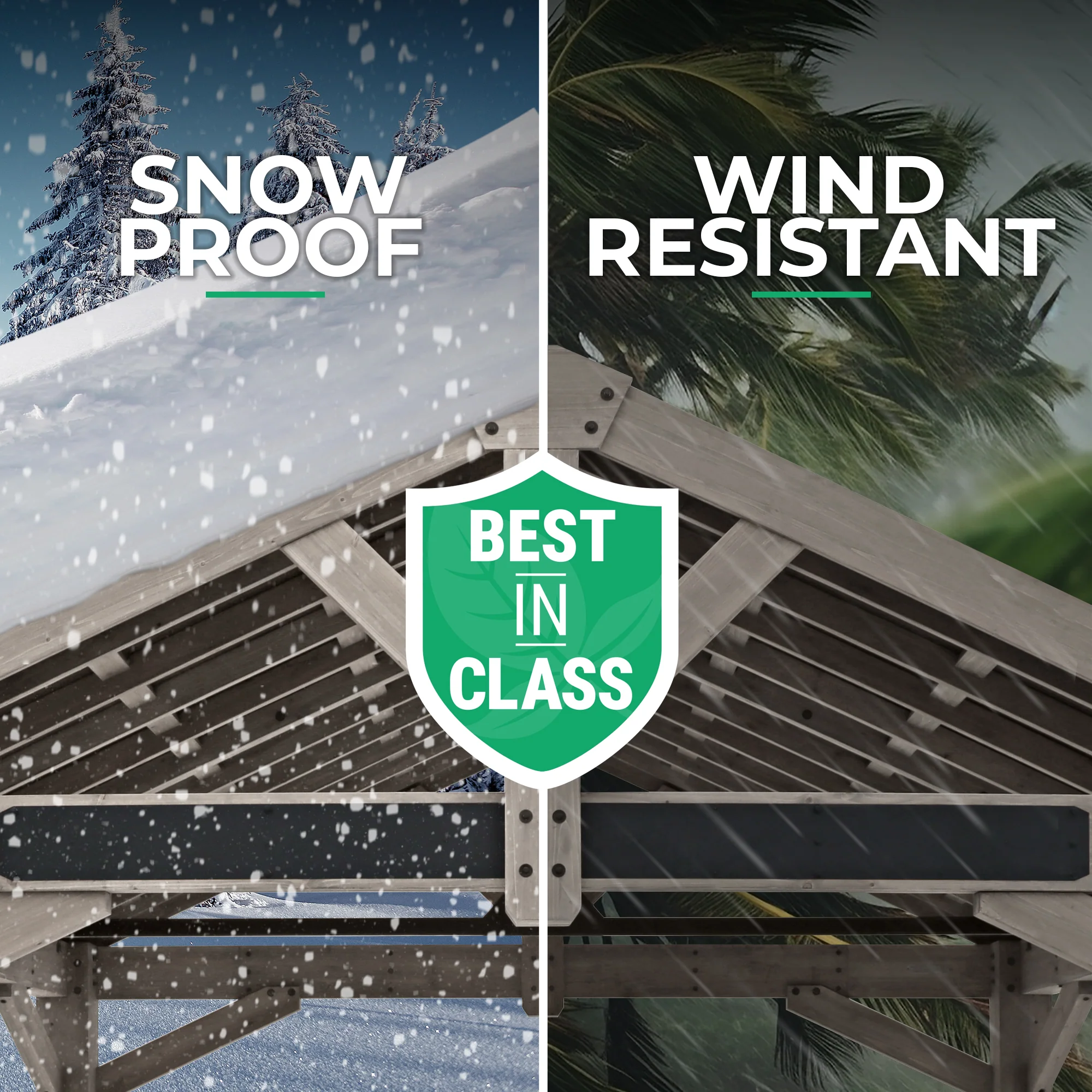 16 x 14 Timber Frame Pavilion - Image 13