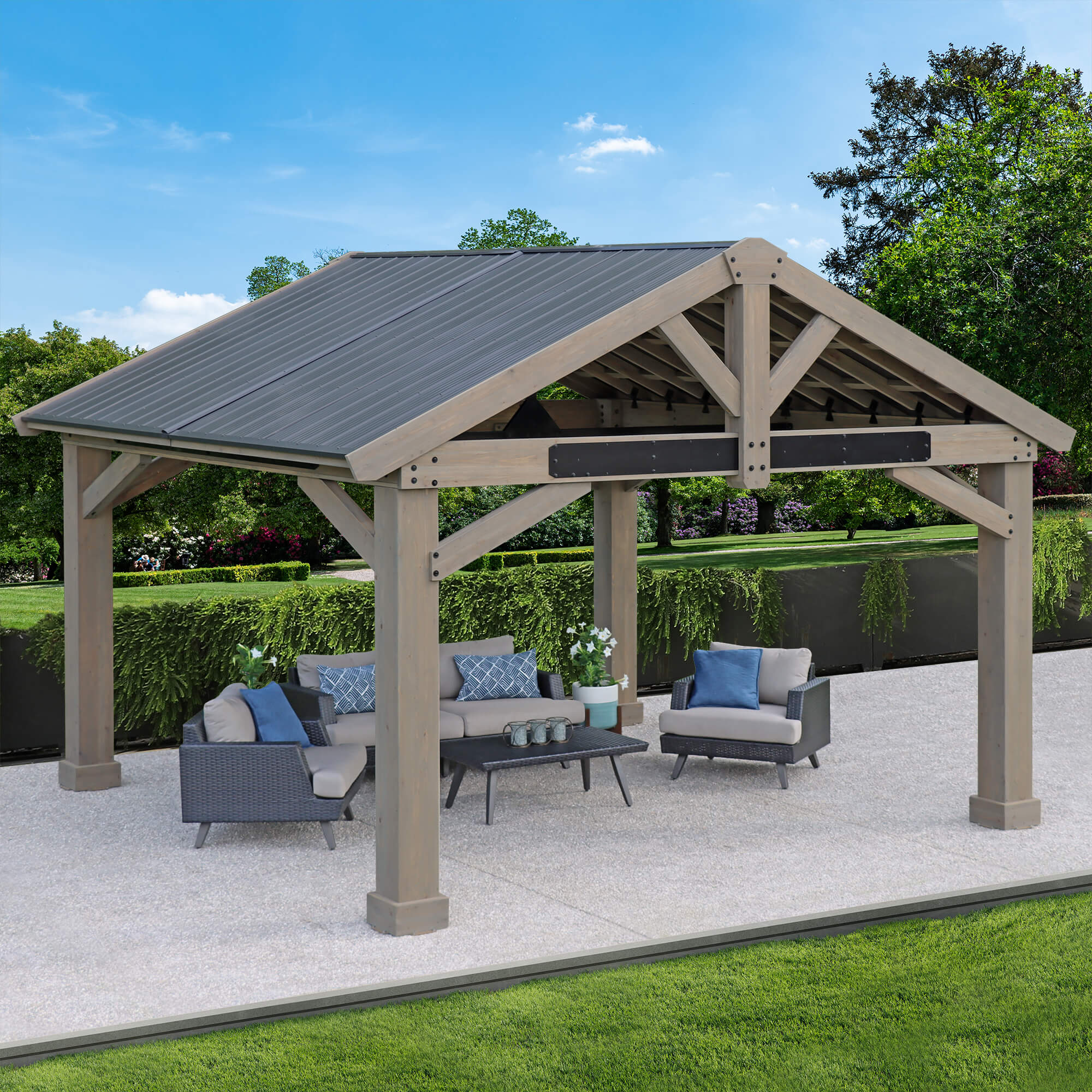16 x 14 Timber Frame Pavilion - Image 3