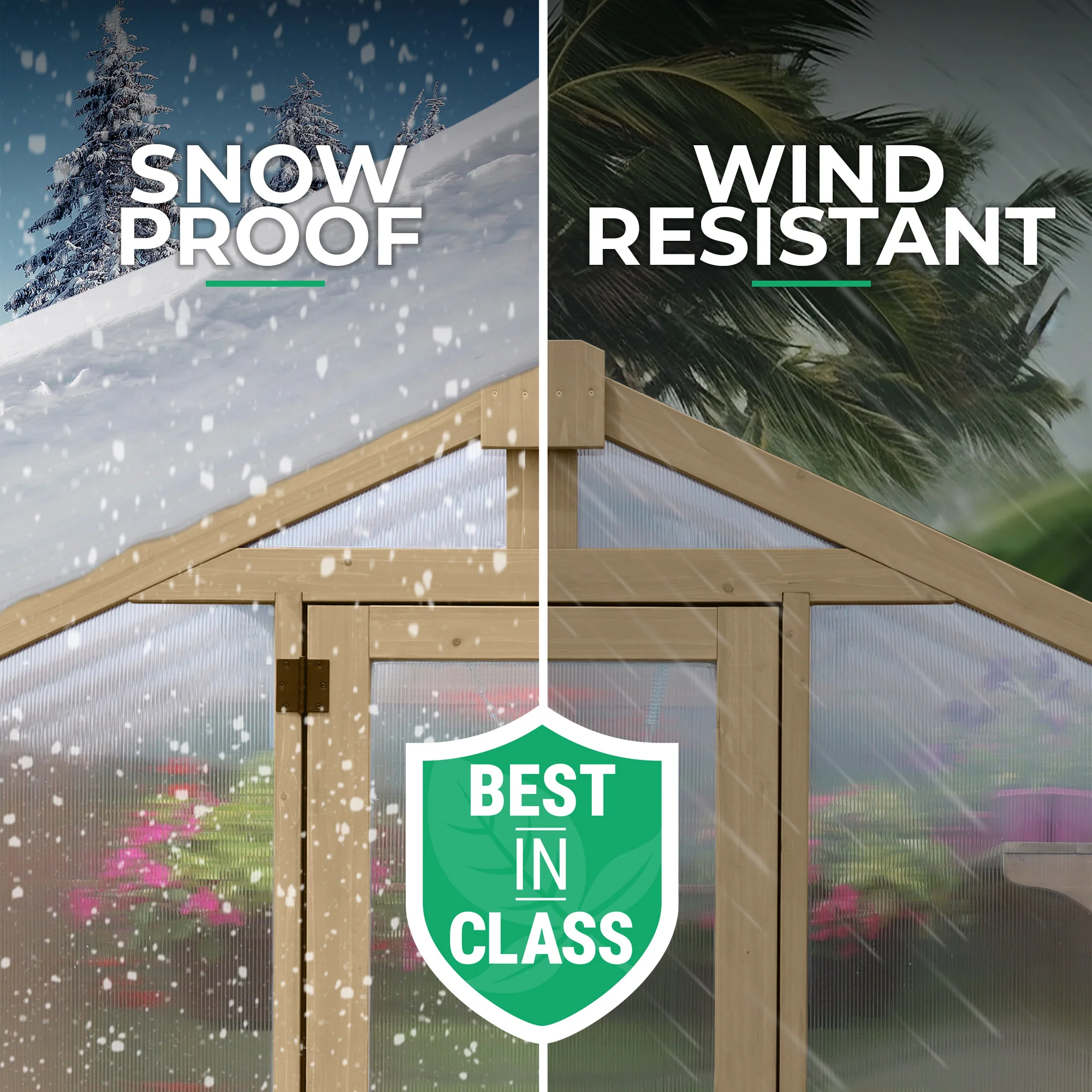 6.7 x 6 Meridian Greenhouse - Image 10