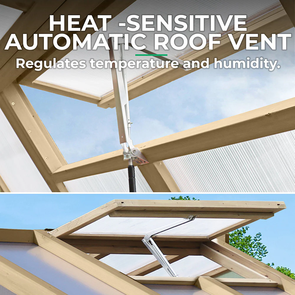 6.7 x 6 Meridian Greenhouse - Image 7