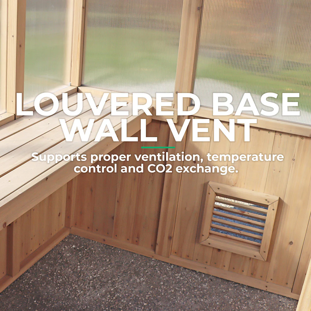 6.7 x 6 Meridian Greenhouse - Image 9