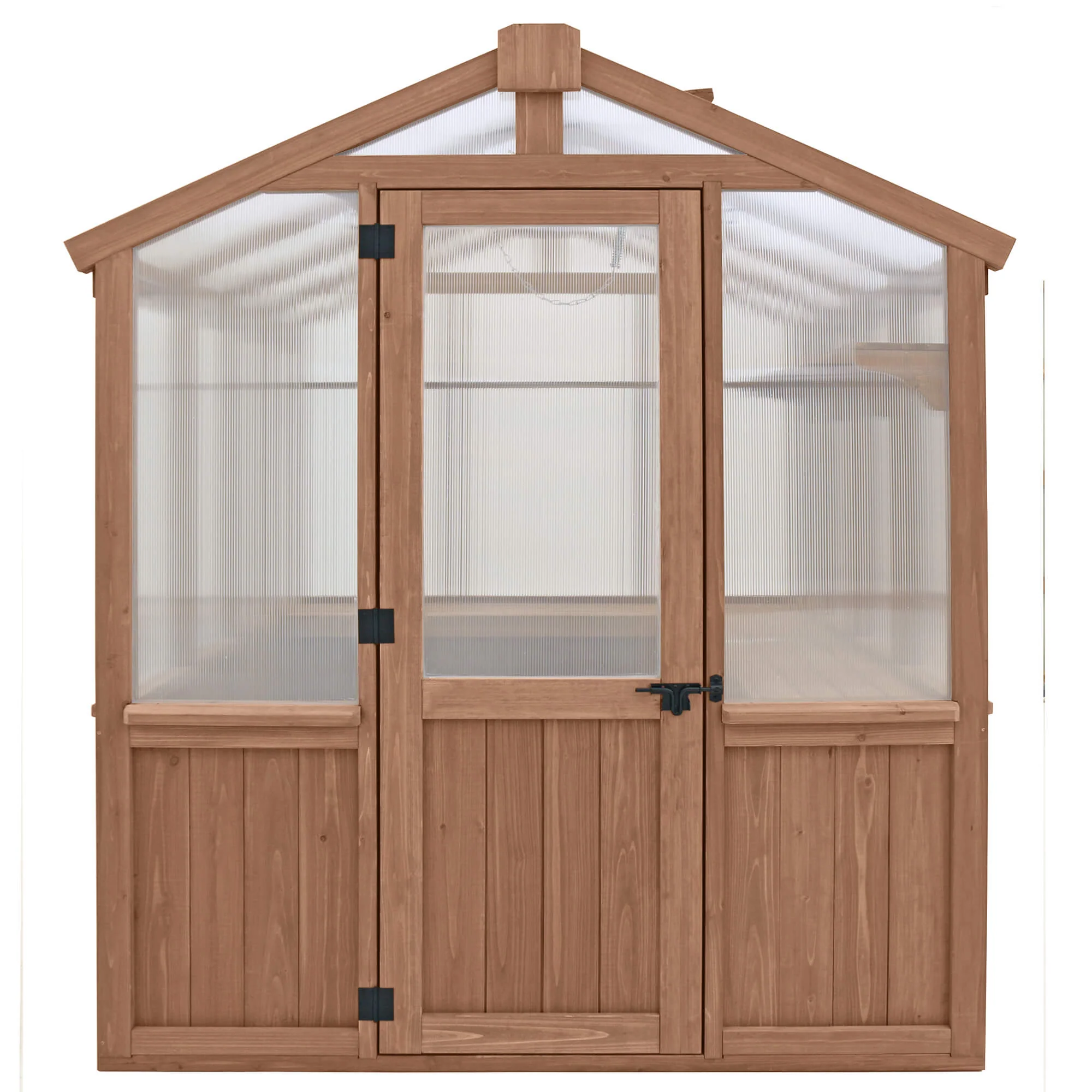 6.7 x 7.8 Cedar Garden Greenhouse - Image 10