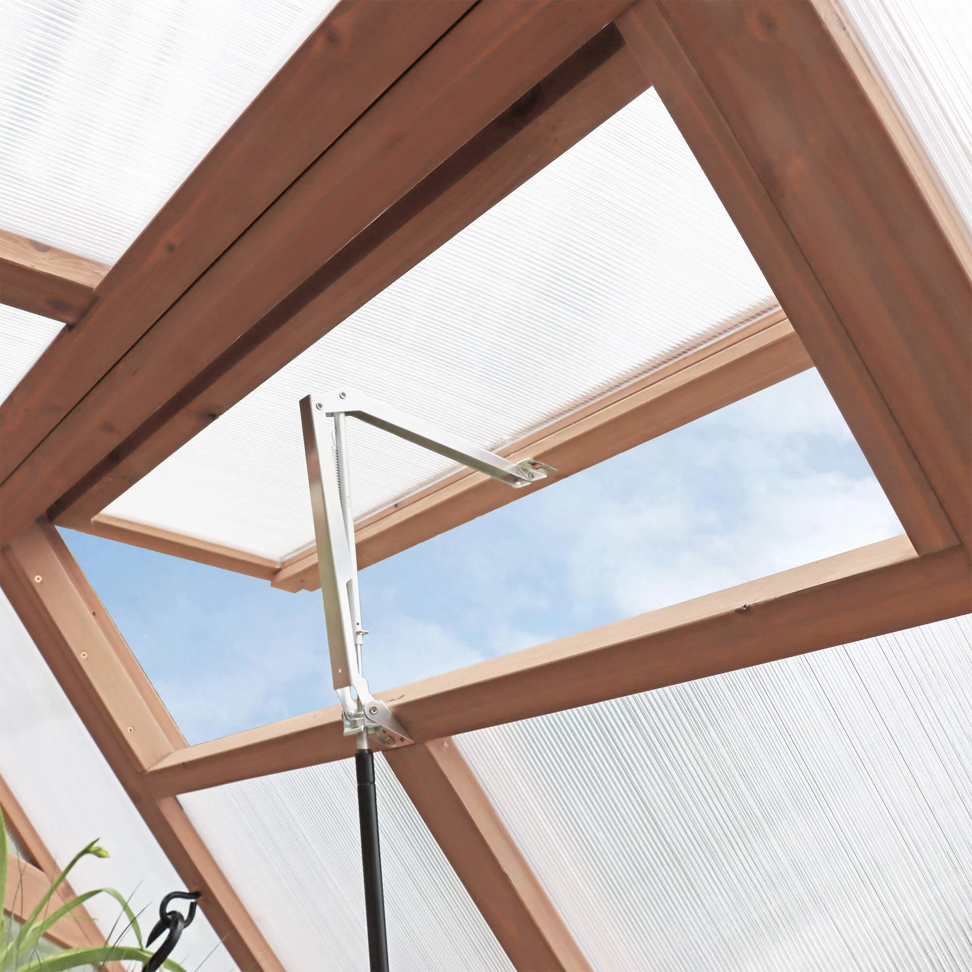 6.7 x 7.8 Cedar Garden Greenhouse - Image 6