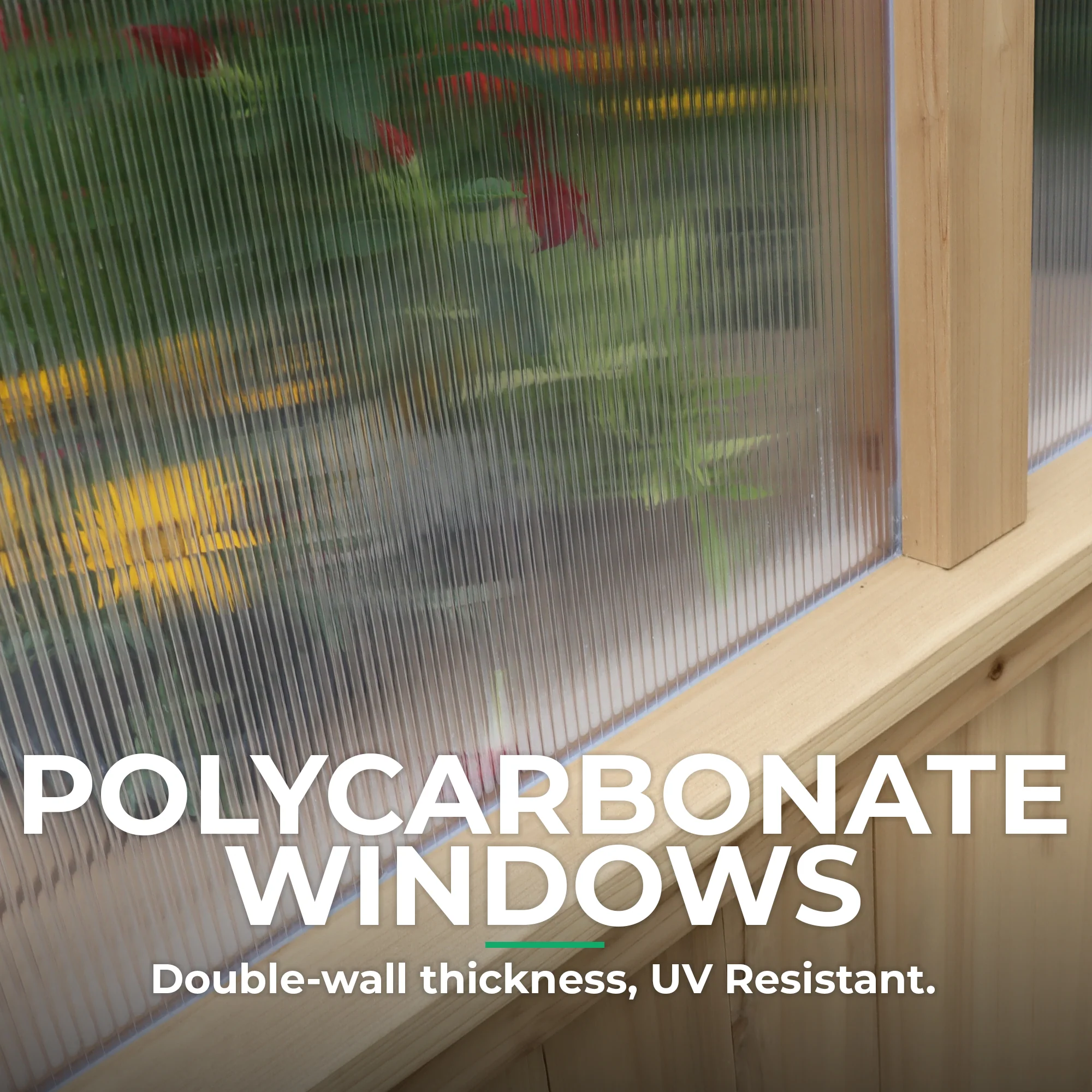 6.7' x 7.8' Meridian Greenhouse - Image 7