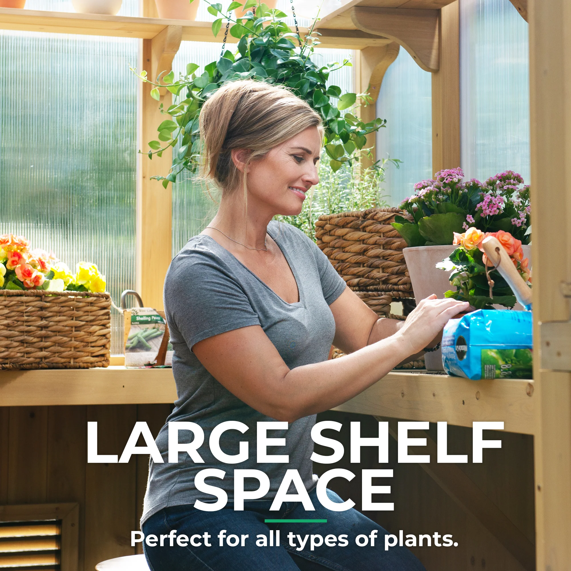 6.7' x 9.7' Meridian Greenhouse - Image 11