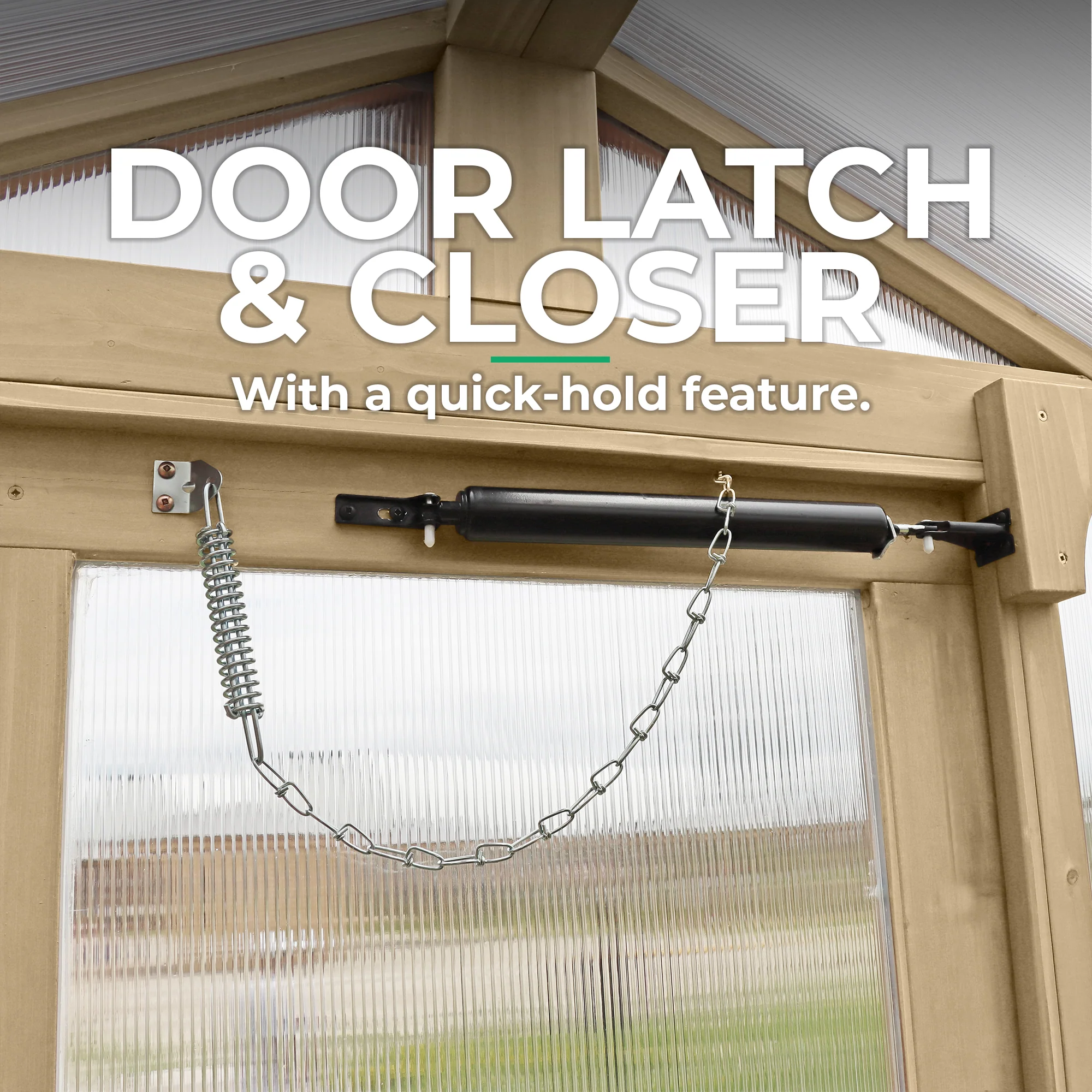 6.7' x 9.7' Meridian Greenhouse - Image 7